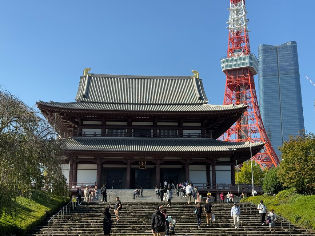 Tokyo Tower and Zojoji Temple